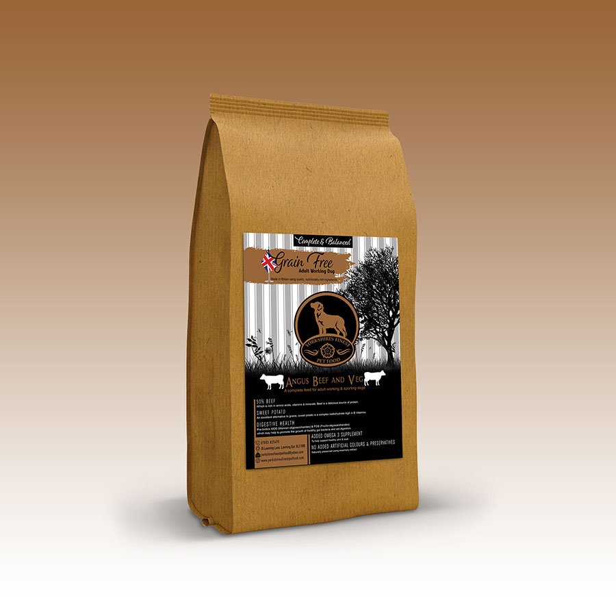 Grain Free Adult Working Dog Beef & Veg
