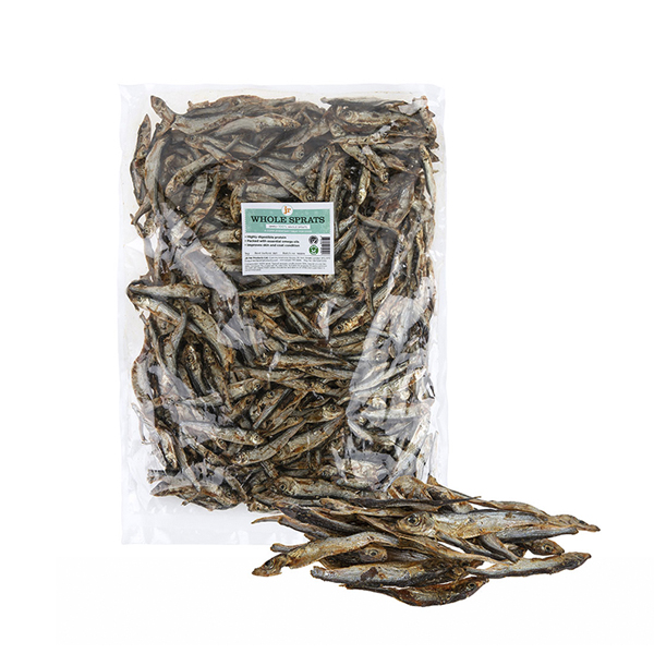 Natural Dog Treats - Dried Whole Baltic Sprats